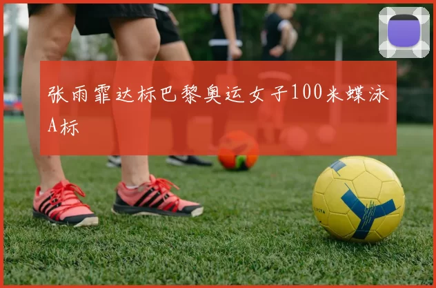 张雨霏达标巴黎奥运女子100米蝶泳A标